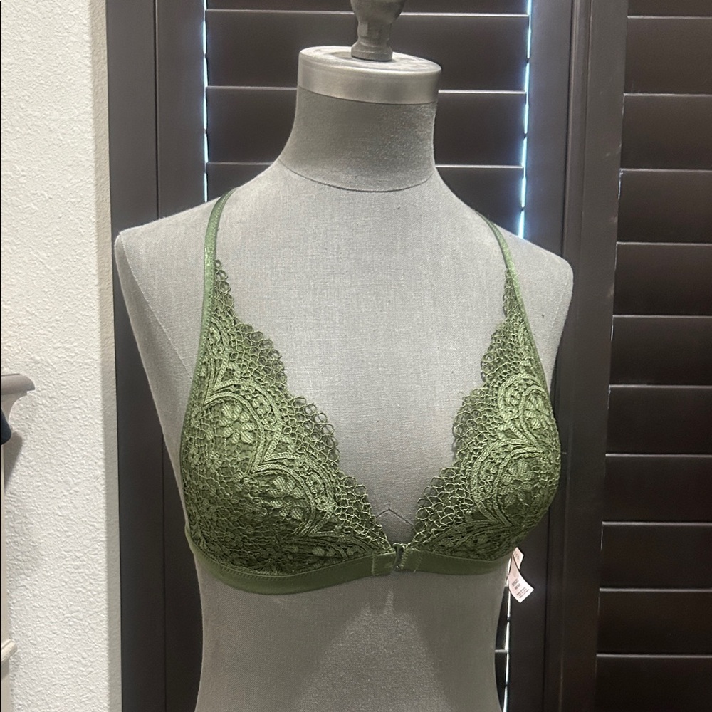 Victoria's Secret Olive Lace Bralette